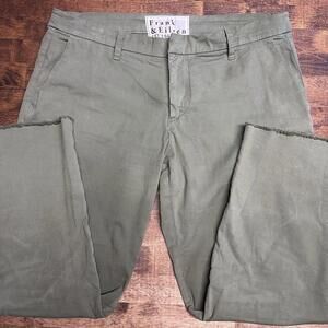Frank & Eileen Pants Womens 10 Wicklow Light Green Italian Twill Chino